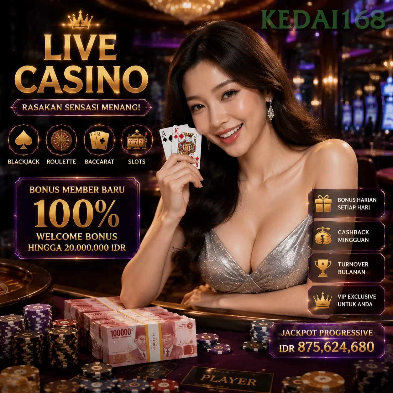 BONUS GARANSI KEKALAHAN SALDO KEMBALI 100_ promotion image